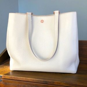 Dagne Dover Large Allyn Tote in Bone